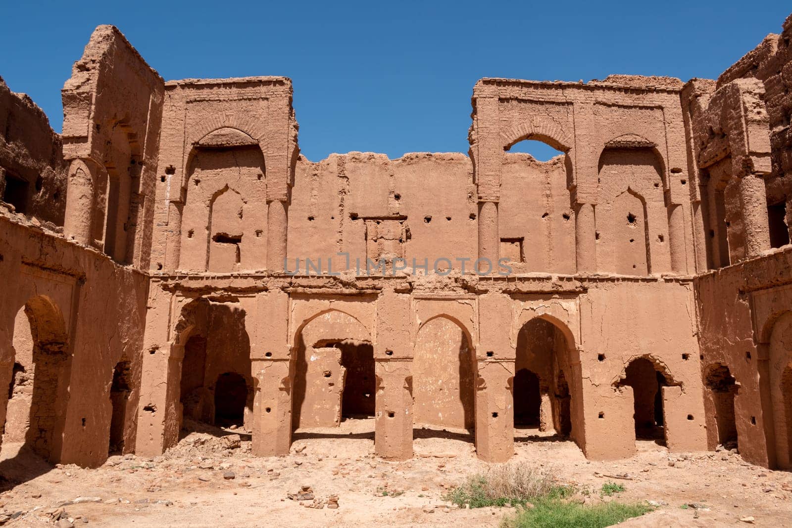 Beautiful mediaeval castle in Tamenougalt in the Draa valley in Morocco