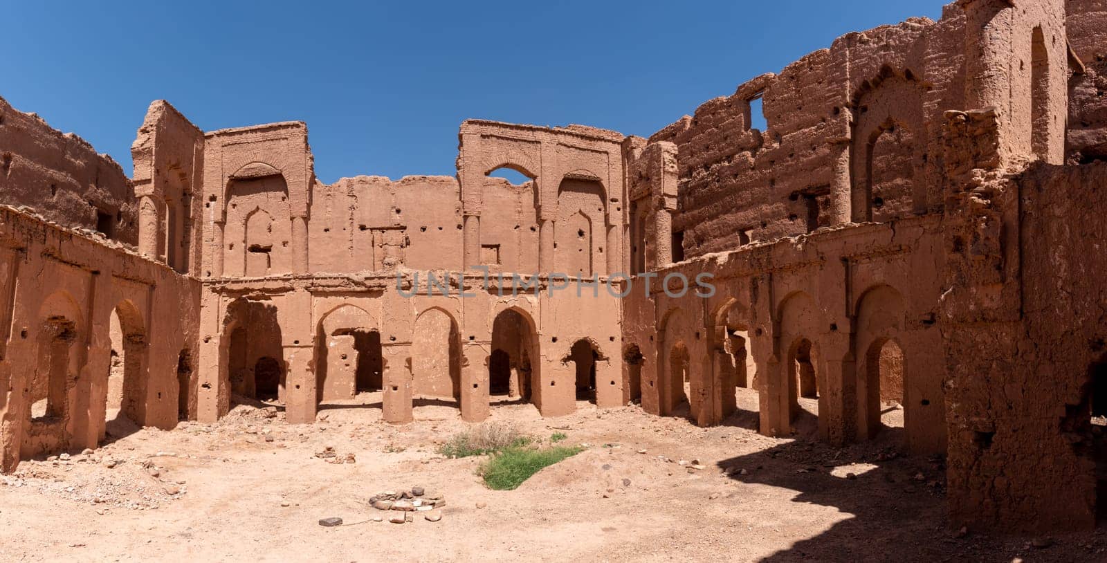 Beautiful mediaeval castle in Tamenougalt in the Draa valley in Morocco