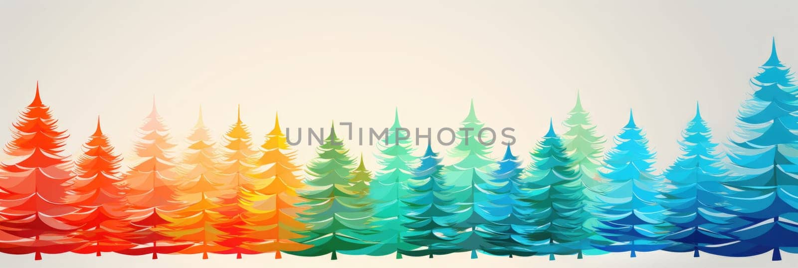 Creative art Christmas tree hand drawing style comeliness by biancoblue