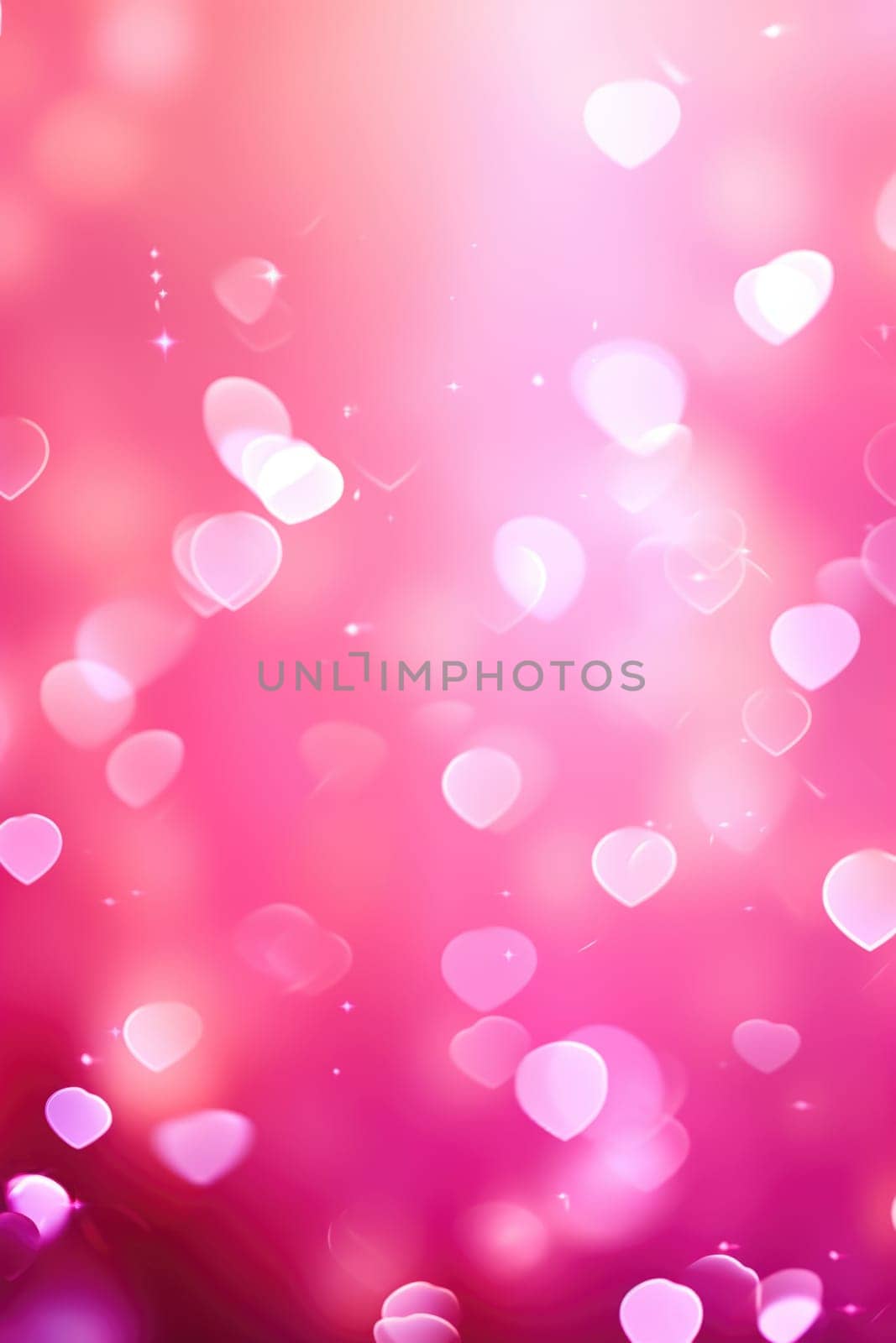 pink bokeh abstract background. AI Generated