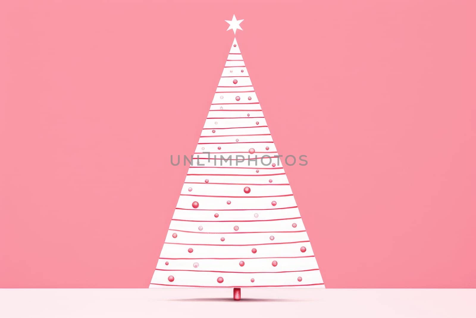 Creative art Christmas tree hand drawing style comeliness by biancoblue