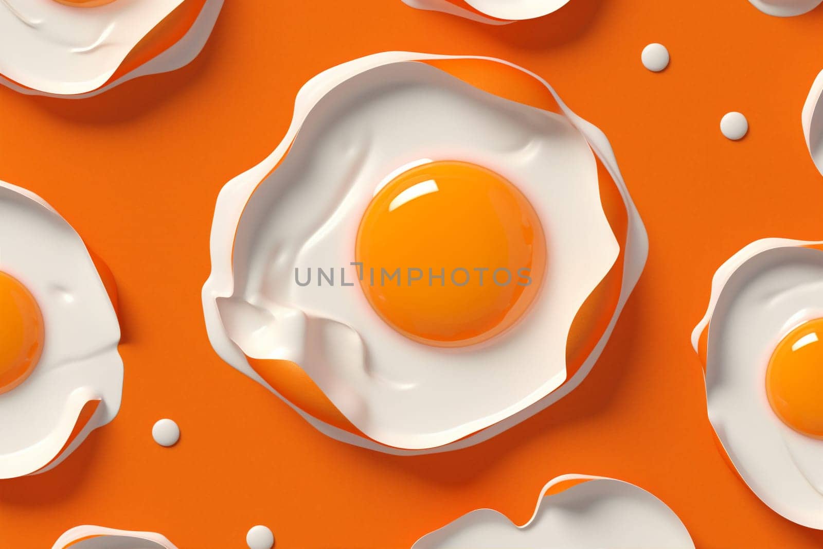pattern copy product white breakfast background meal healthy food retro yellow egg holiday morning delicious space nutrition protein color easter texture uncooked. Generative AI.