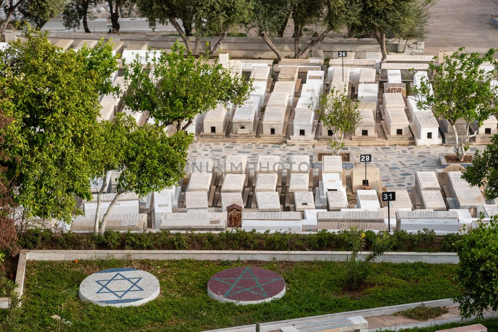 The old Jewish cemetery in the medina of Fes, Morocco