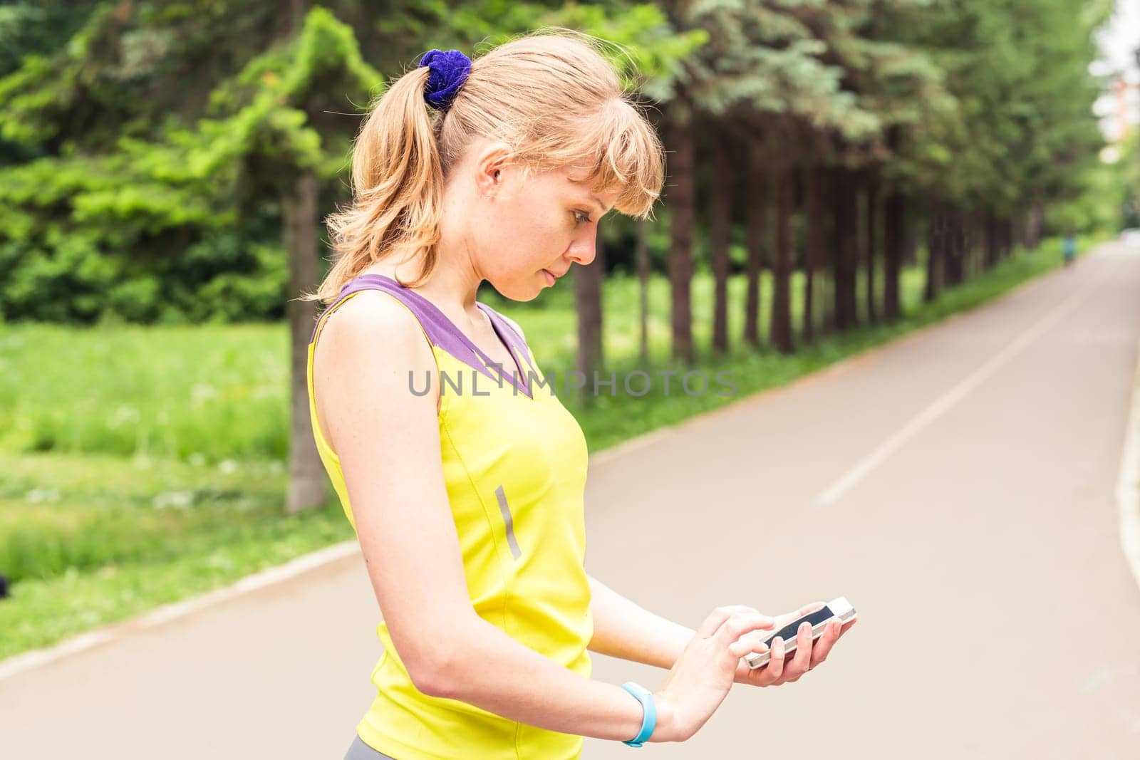 Activity Cardio Control Digital Mobility Exercise Athlete Concept.
