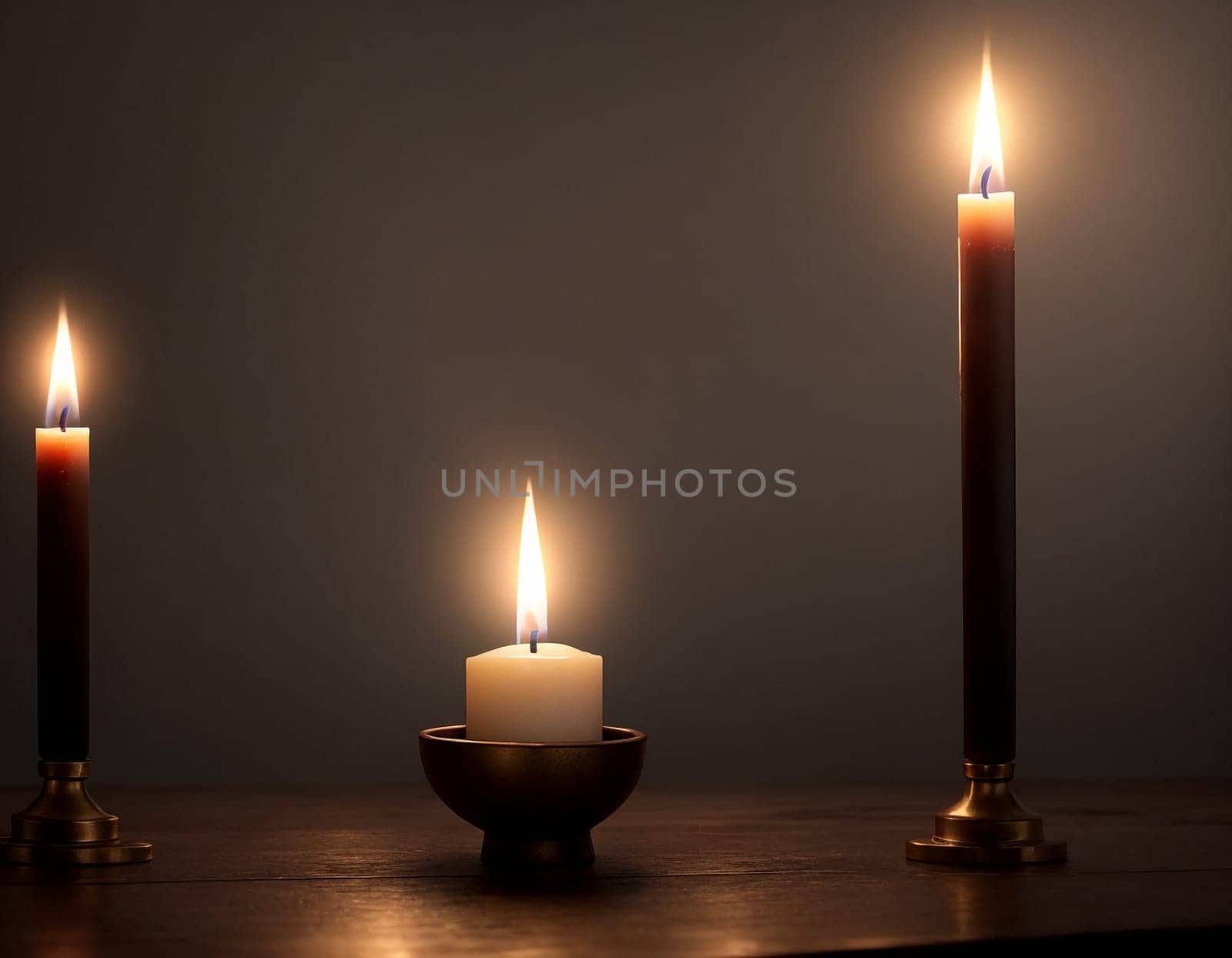 Candle on the table by NeuroSky