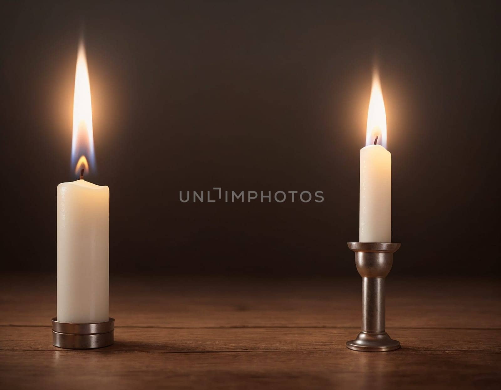 Candle on the table by NeuroSky