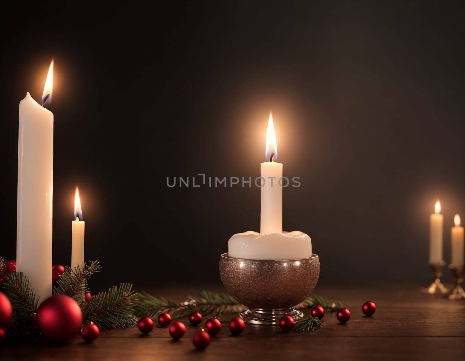 Christmas candles by NeuroSky