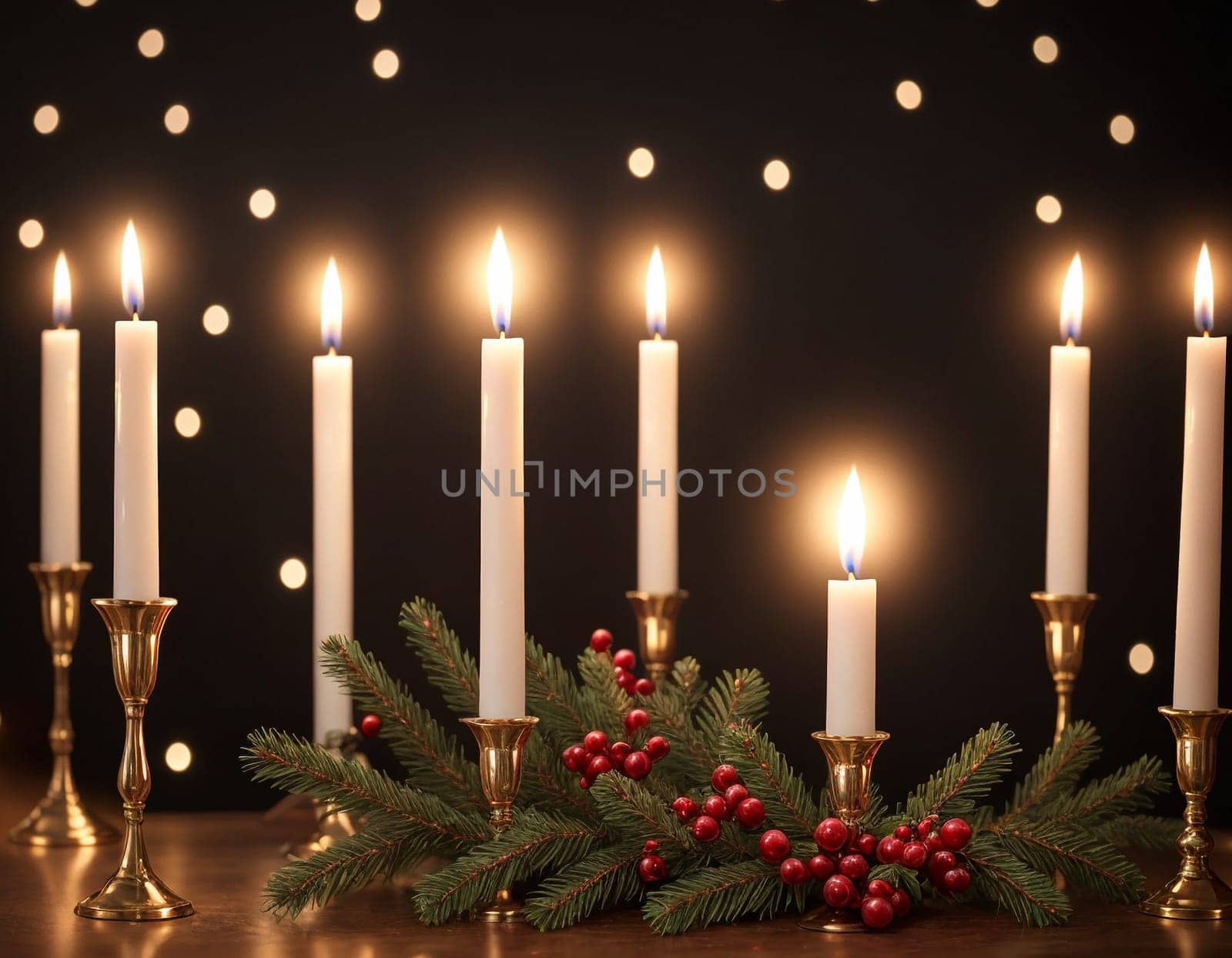 Christmas candles by NeuroSky