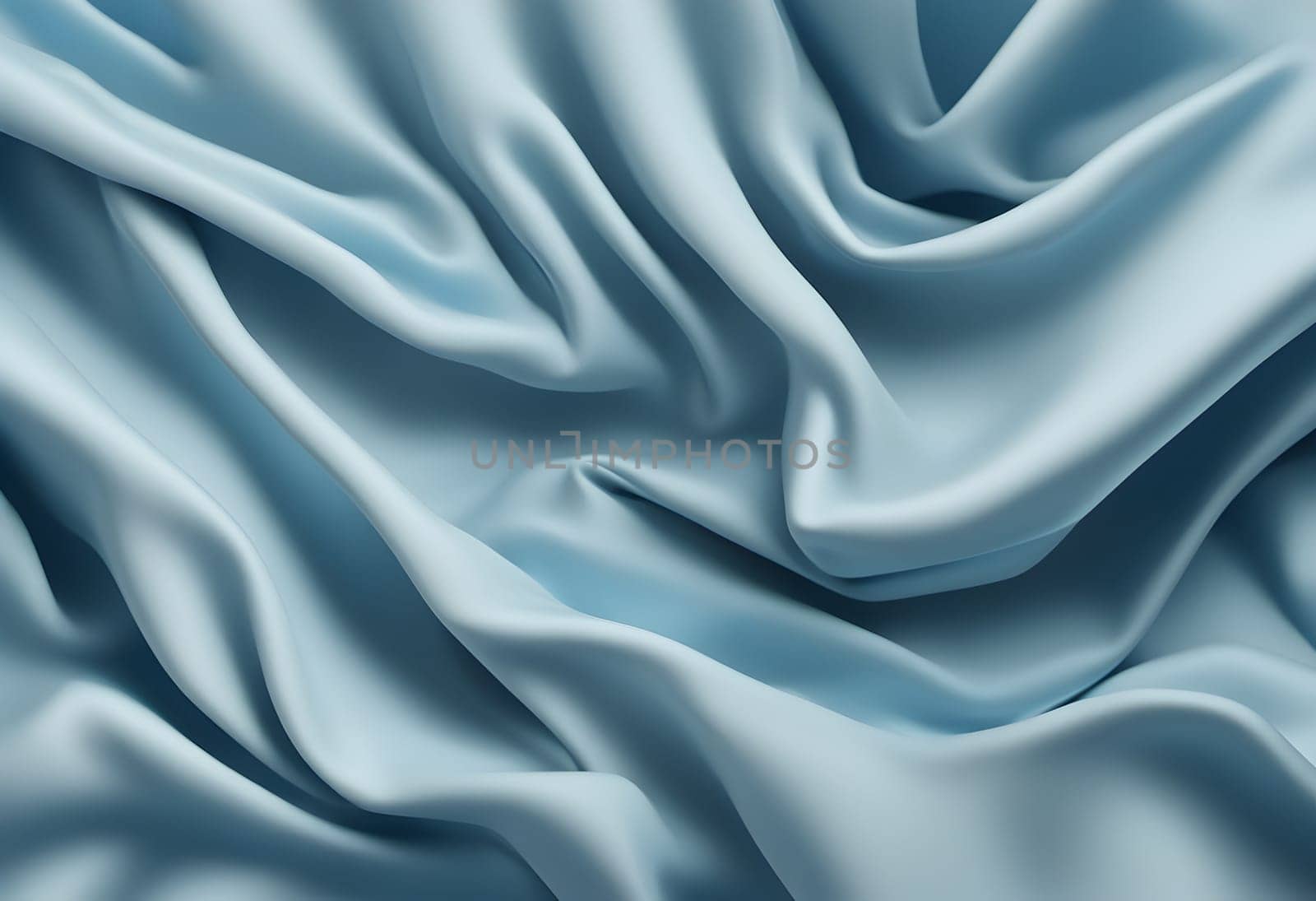 Technology background realistic color background folds of fabric or overlay for product or in shades of blue color by rostik924