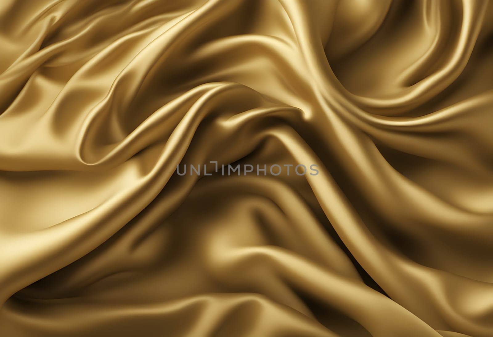 Technology background realistic color background folds of fabric or overlay for product or in shades of gold color Generate AI