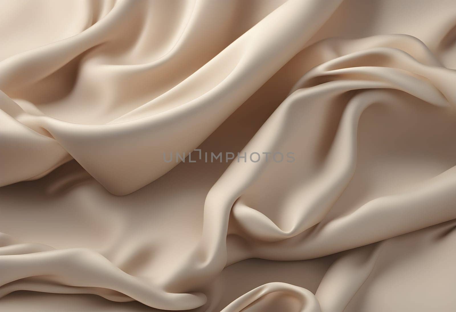 Technology background realistic color background folds of fabric or overlay for product or in shades of light beige color Generate AI