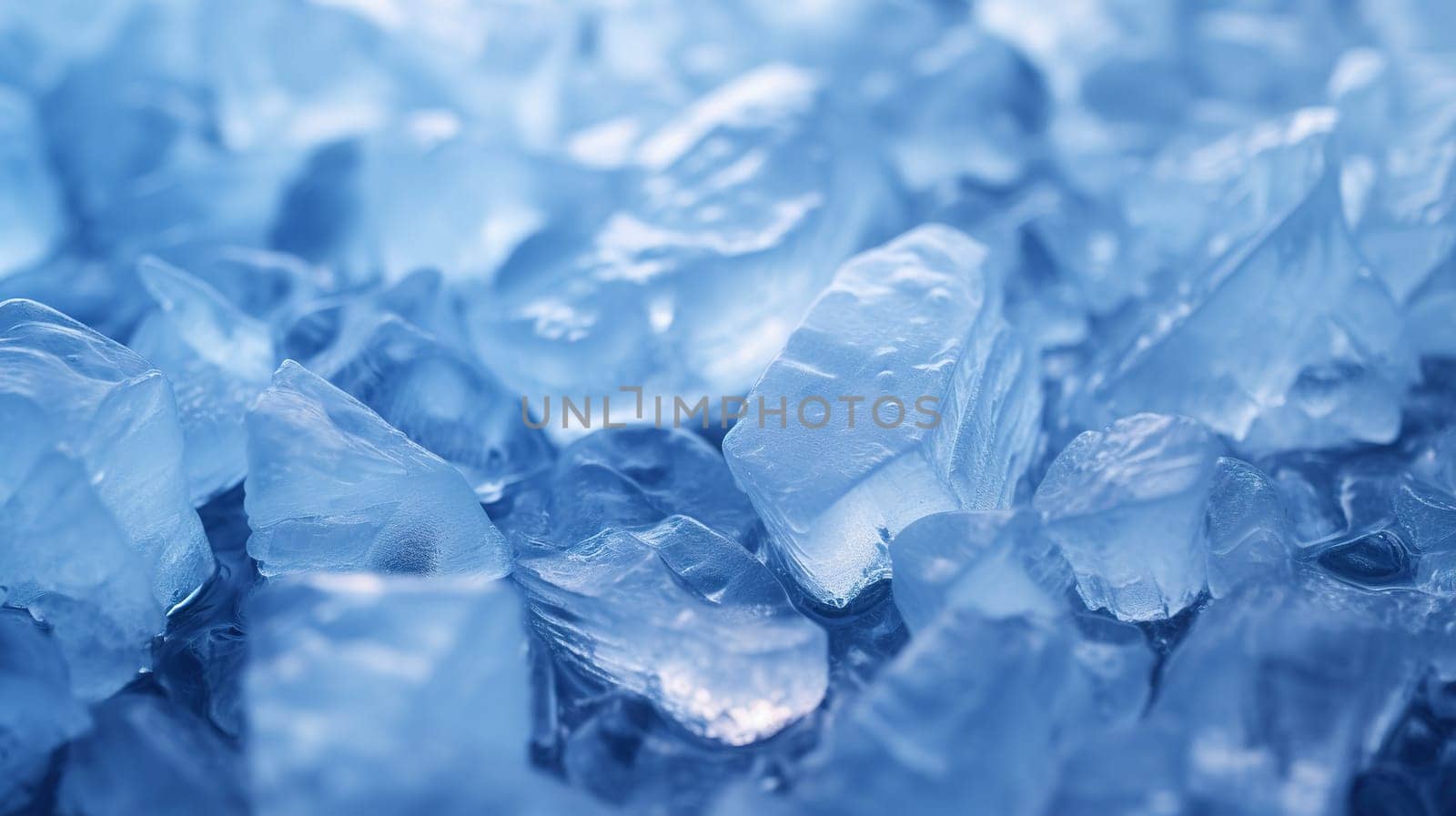 Macro detail to frozen ice, nature concept by Kadula