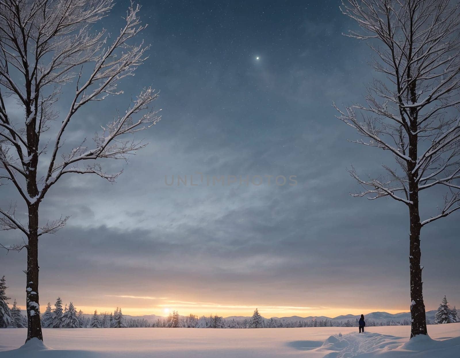 Beautiful winter landscape by NeuroSky