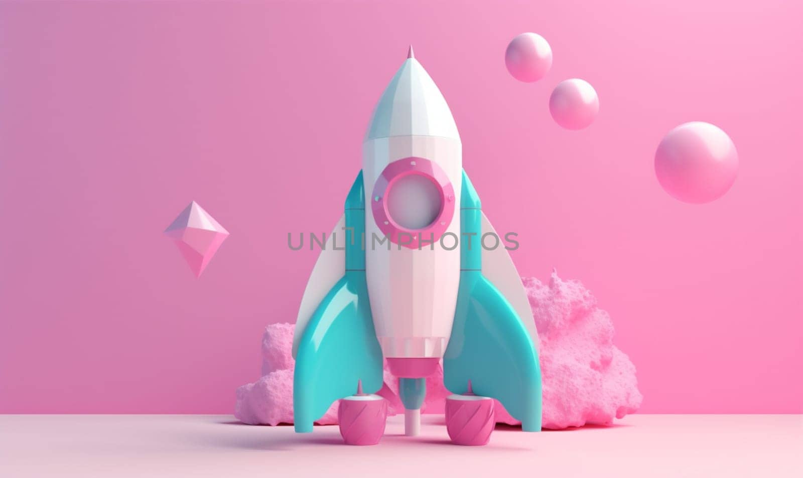 finance spaceship launch bitcoin technology startup start space rocket business. Generative AI. by Vichizh
