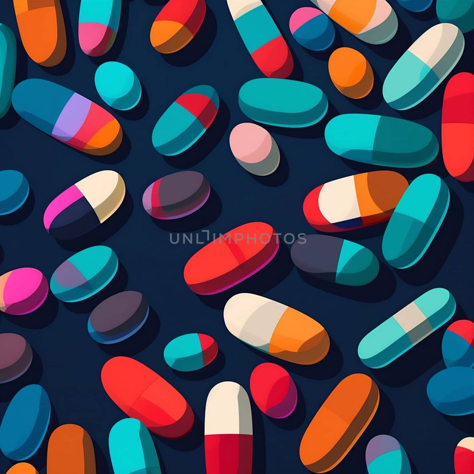 capsule help pharmacy design antibiotic vitamin pill isolated medication medical care chemistry illustration pain sick set medicine pharmaceutical drug tablet. Generative AI.