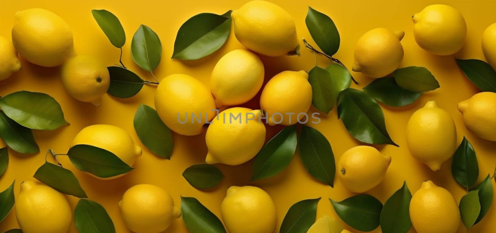 sweet summer food yellow close-up healthy lime fruit top background fresh view slice lemon group creative juicy freshness concept natural citrus. Generative AI.