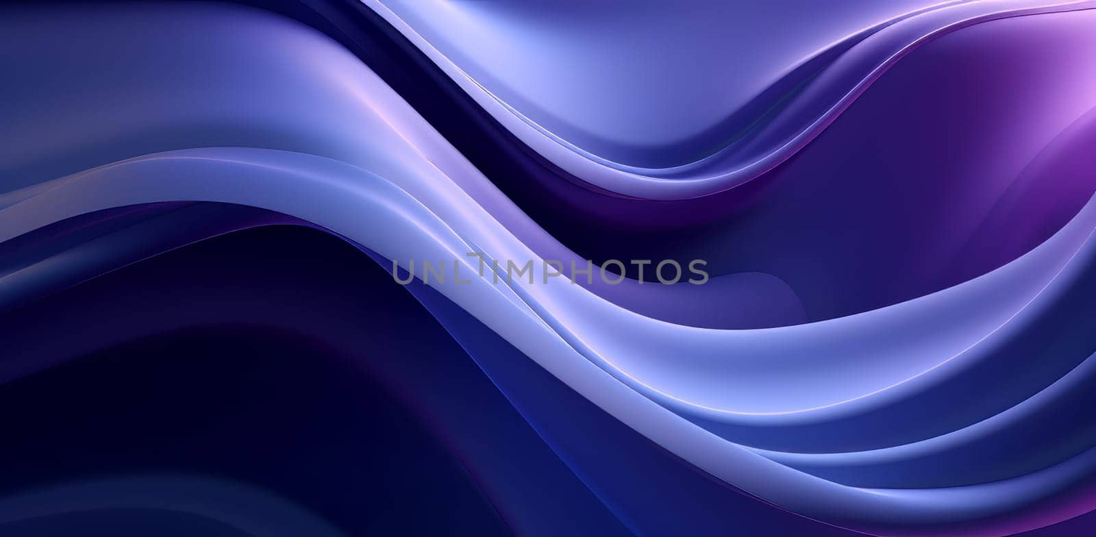 abstract graphic waves of delicate color by studiodav
