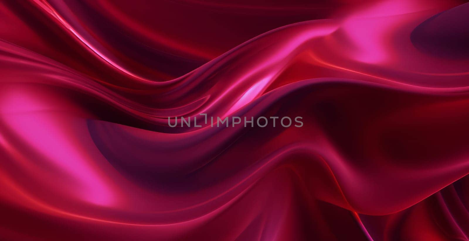 developing red abstract fabric in 4k