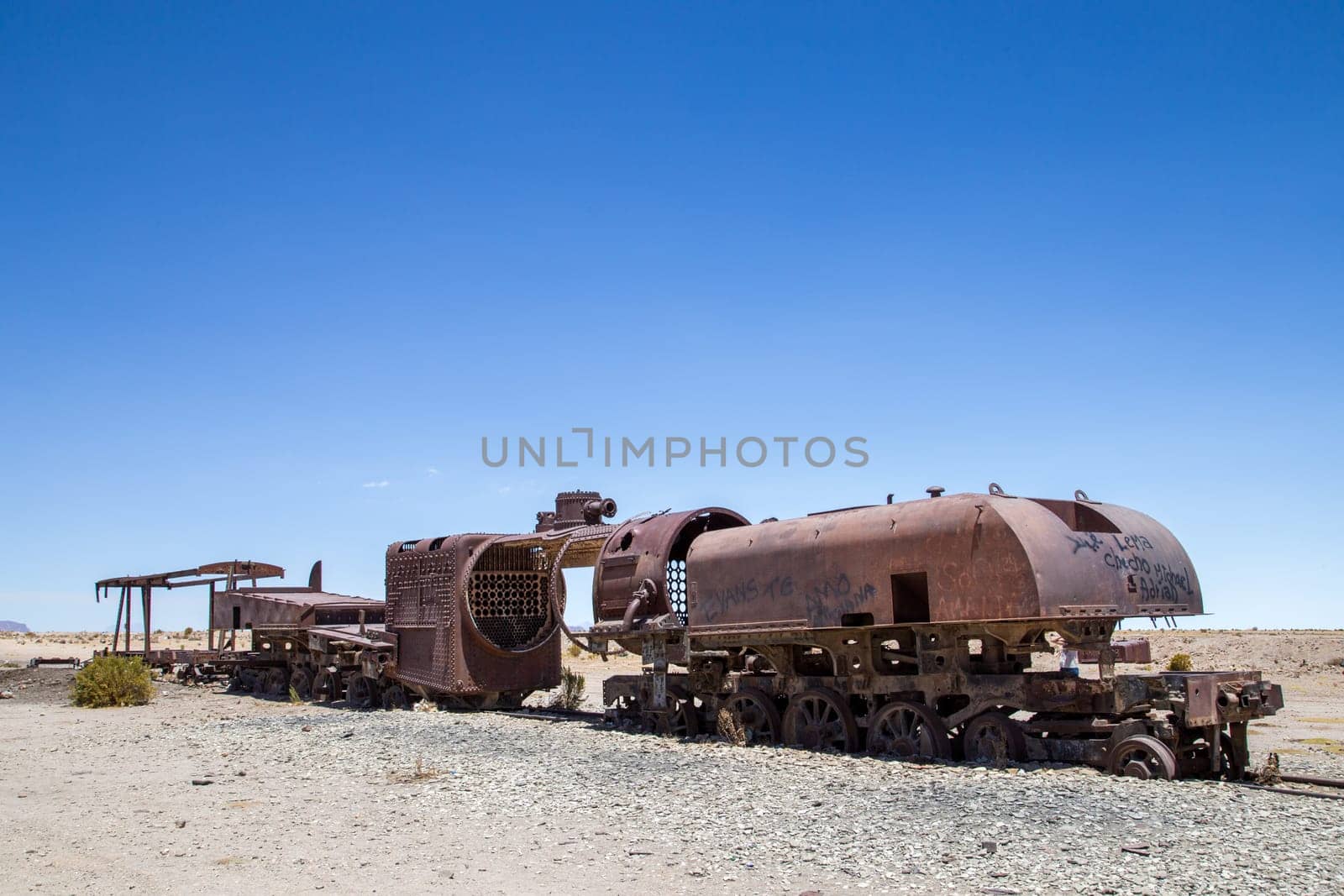 Train Cemetery in Uyuni, Bolivia by oliverfoerstner
