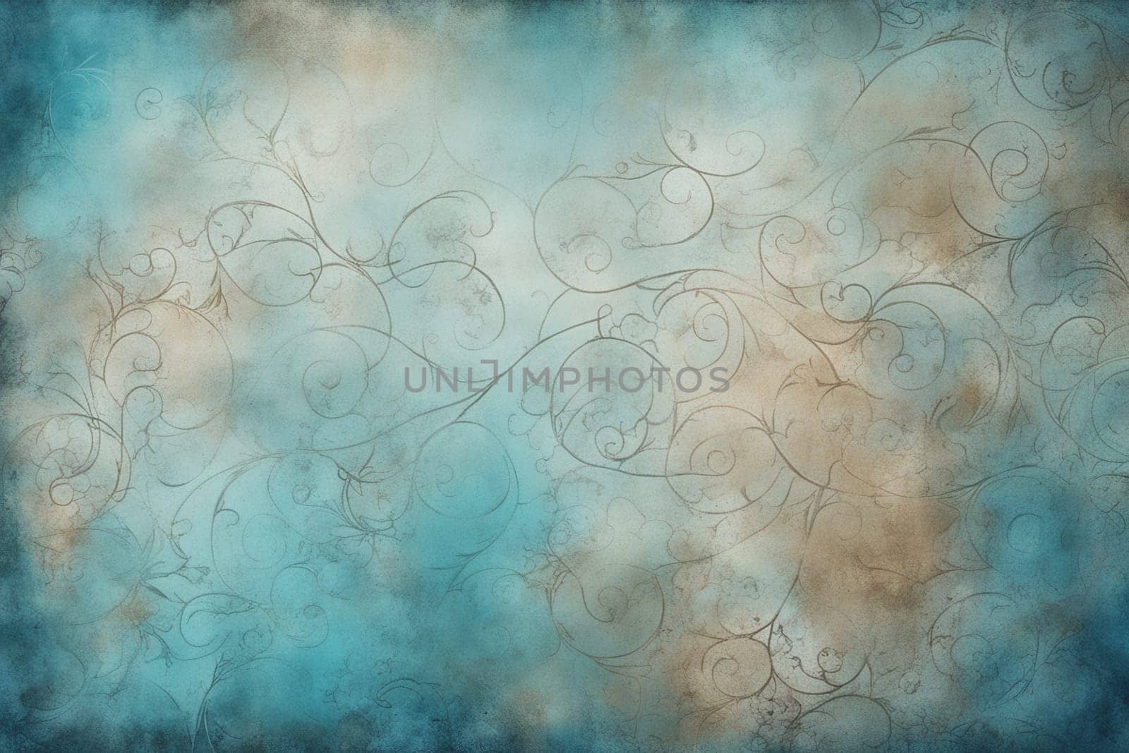 Toned wall old texture in blue colors, abstract background, gradient. by Annu1tochka