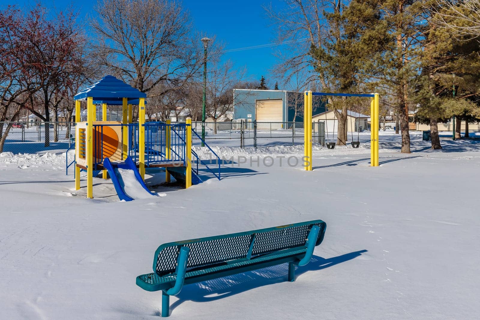 Optimist Park is located in the Riversdale neighborhood of Saskatoon.
