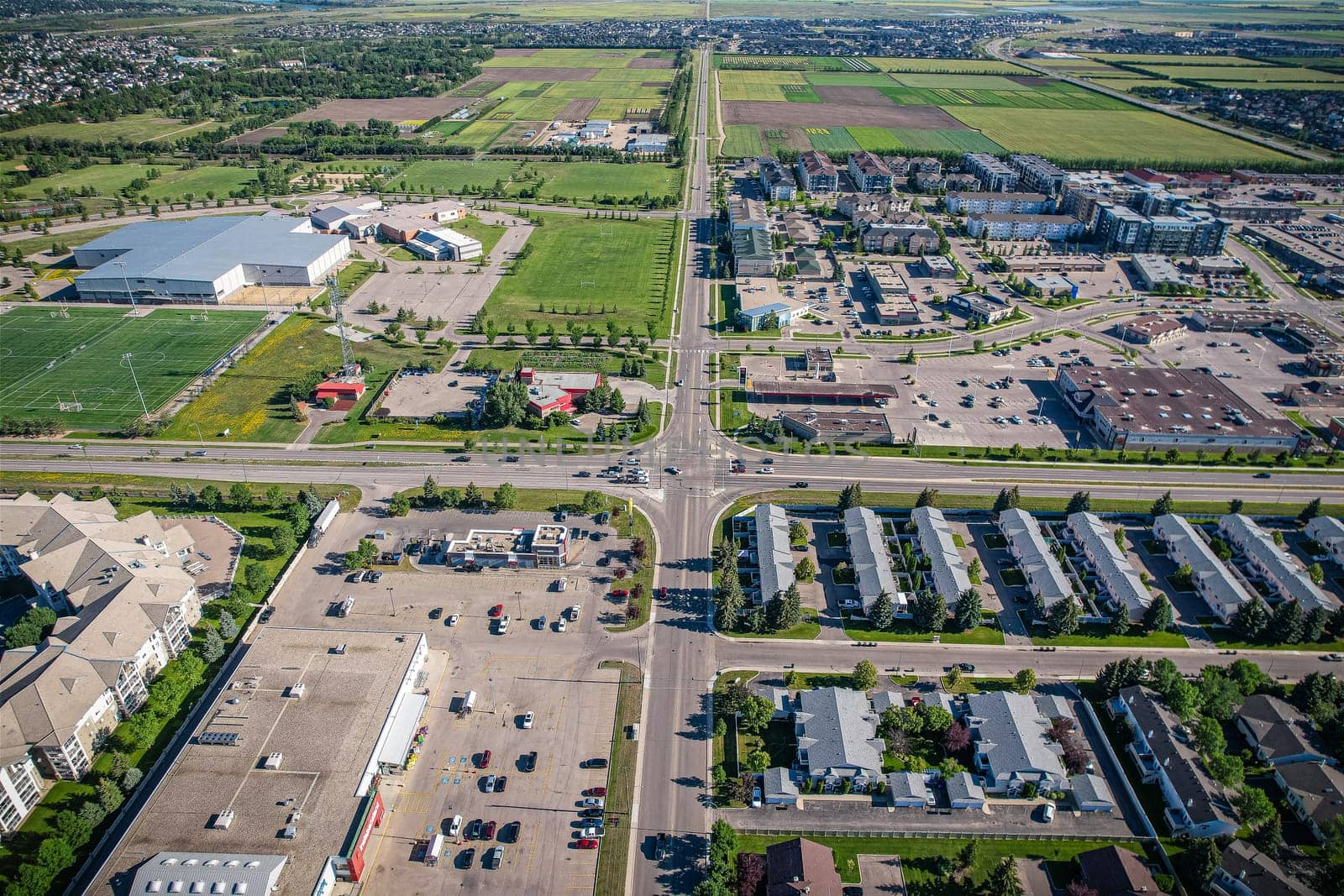 Erindale is a primarily residential neighborhood located in northeast Saskatoon, Saskatchewan, Canada. It is mostly made up of low-density single detached dwellings.