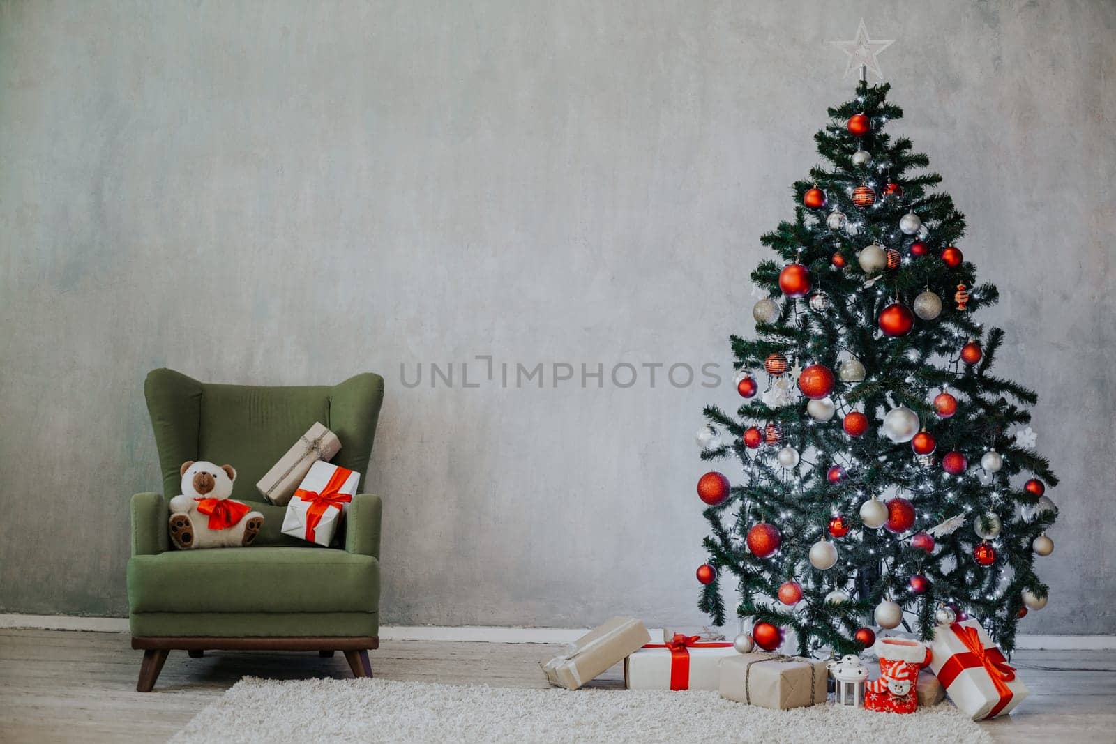 Christmas decor for Christmas with gifts 1