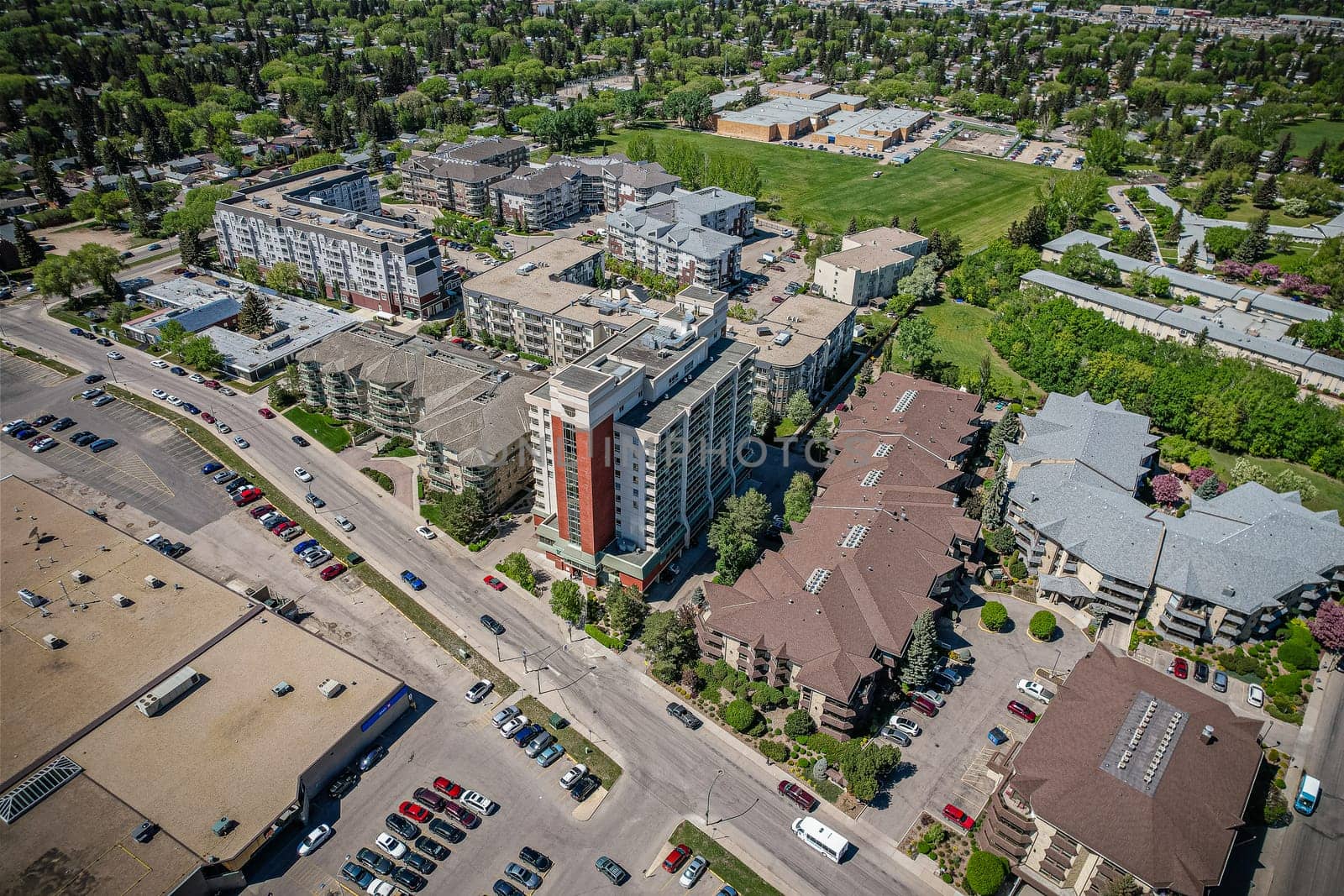 Nutana Suburban Centre is a mixed-development neighbourhood located in south-central Saskatoon, Saskatchewan, Canada. It is a classified as a suburban centre subdivision, composed of medium to high-density multiple-unit dwellings, commercial areas and civic facilities.