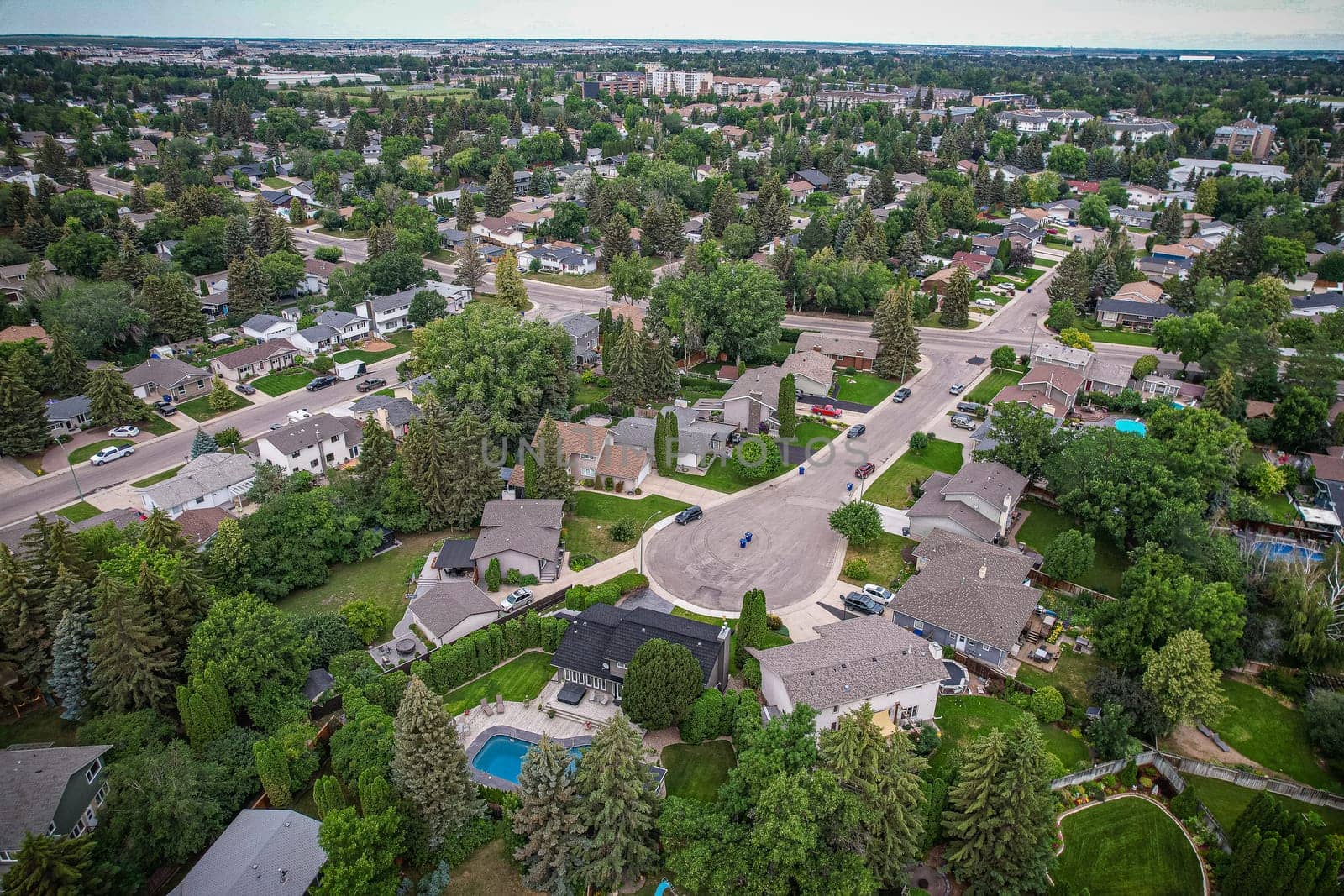 River Heights is a neighbourhood in Lawson Suburban Development Area, Saskatoon, Saskatchewan. Its eastern boundary borders the South Saskatchewan River. The suburb is just south of the Mall at Lawson Heights
