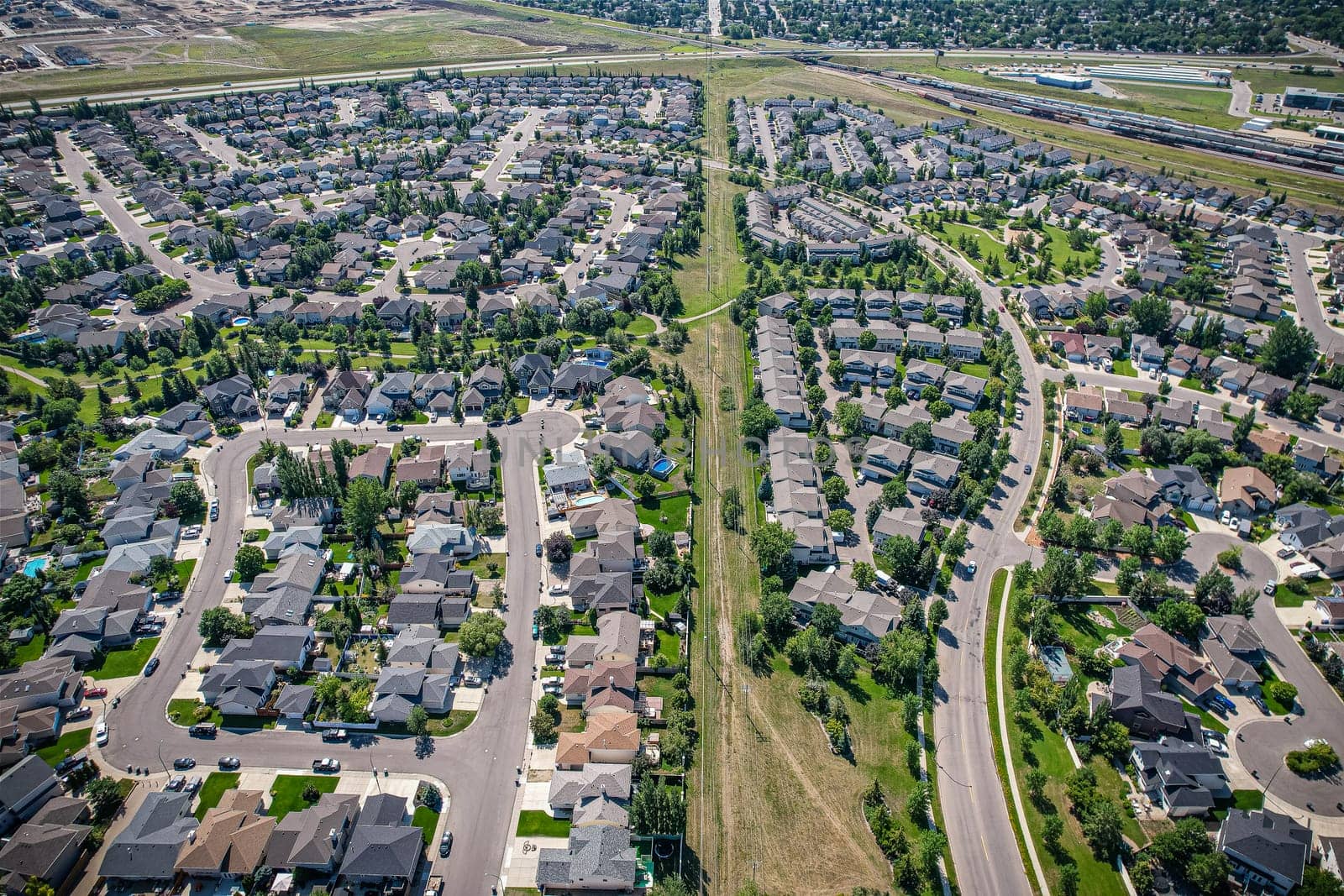 Erindale is a primarily residential neighborhood located in northeast Saskatoon, Saskatchewan, Canada. It is mostly made up of low-density single detached dwellings.