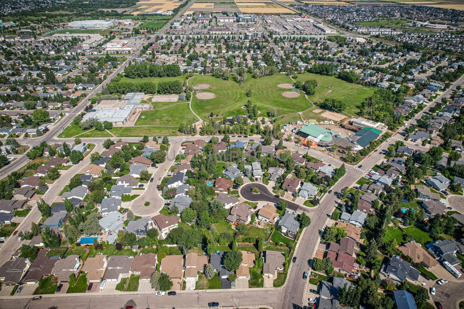 Erindale is a primarily residential neighborhood located in northeast Saskatoon, Saskatchewan, Canada. It is mostly made up of low-density single detached dwellings.