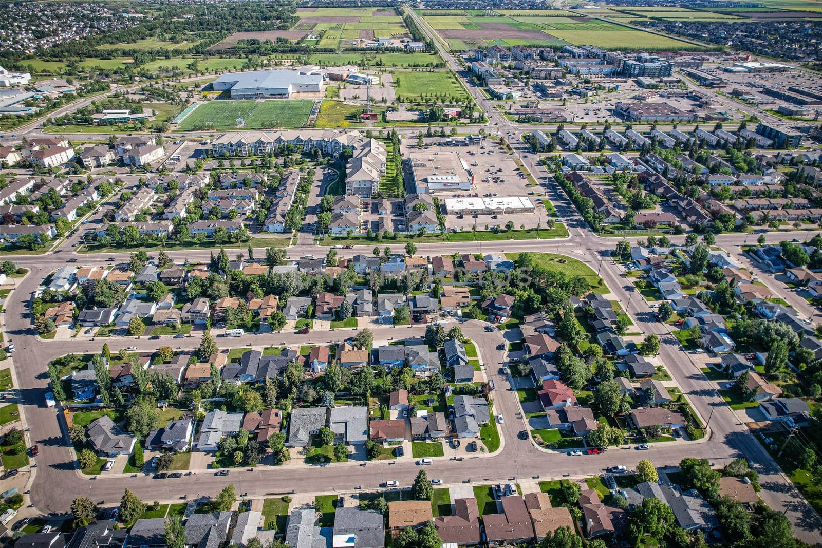 Erindale is a primarily residential neighborhood located in northeast Saskatoon, Saskatchewan, Canada. It is mostly made up of low-density single detached dwellings.