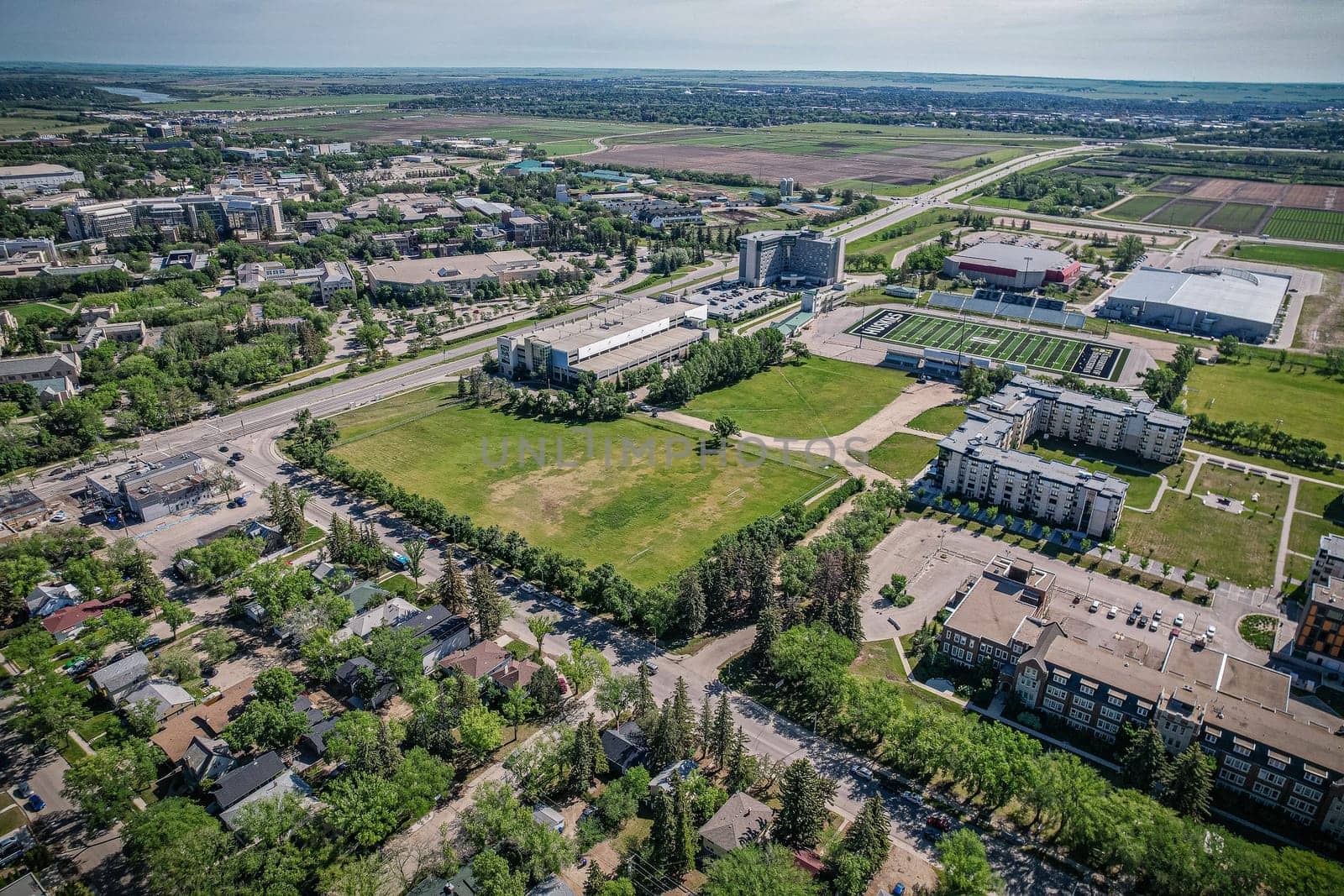 Varsity View is a mostly residential neighbourhood located near central Saskatoon, Saskatchewan, Canada. It is immediately south of the University of Saskatchewan campus. It is an older suburban subdivision, comprising a mixture of low-density, single detached dwellings, detached duplexes and apartment-style units