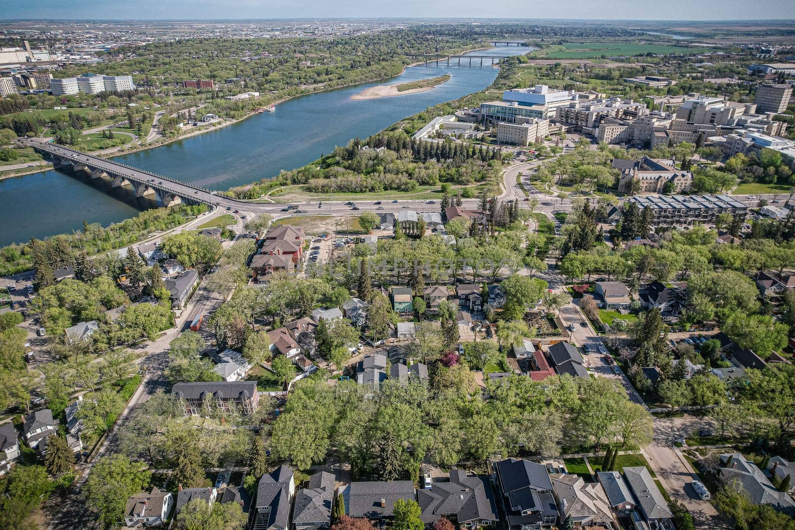 Varsity View is a mostly residential neighbourhood located near central Saskatoon, Saskatchewan, Canada. It is immediately south of the University of Saskatchewan campus. It is an older suburban subdivision, comprising a mixture of low-density, single detached dwellings, detached duplexes and apartment-style units