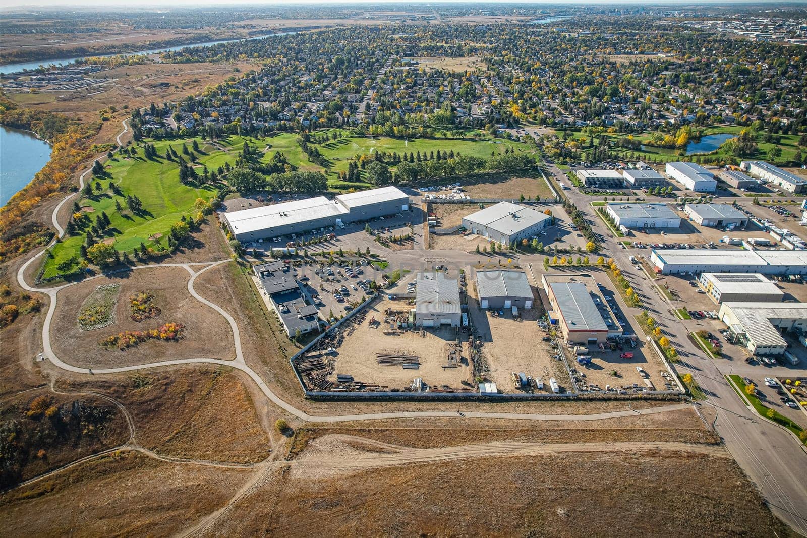 Marquis Industrial is an industrial park located in the North Industrial SDA Suburban Development Area of Saskatoon, Saskatchewan. Industrial parks are usually located close to transport facilities, especially where more than one transport modalities coincide.