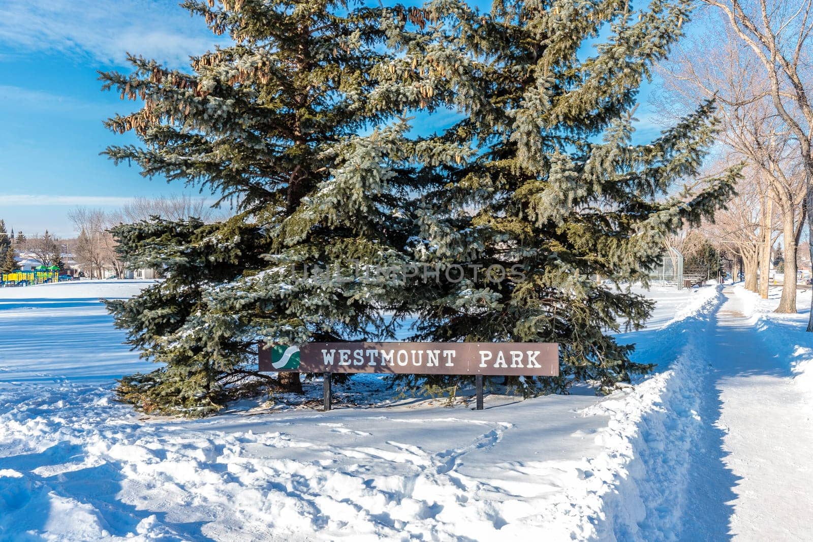 Westmount Park is located in the Westmount neighborhood of Saskatoon.