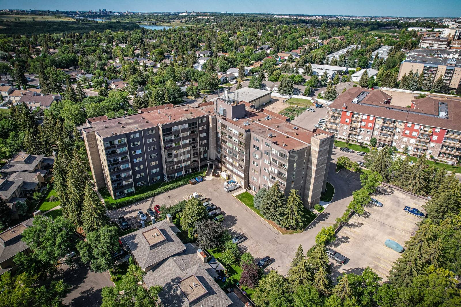 River Heights is a neighbourhood in Lawson Suburban Development Area, Saskatoon, Saskatchewan. Its eastern boundary borders the South Saskatchewan River. The suburb is just south of the Mall at Lawson Heights