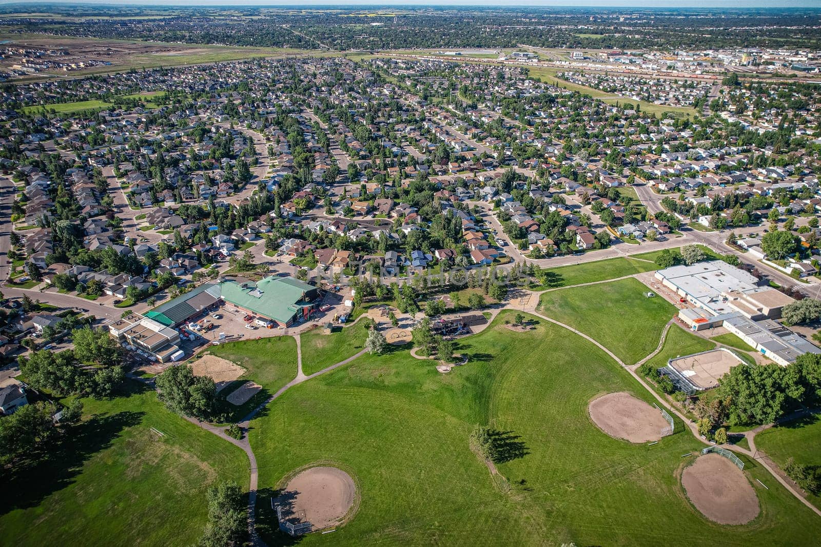 Erindale is a primarily residential neighborhood located in northeast Saskatoon, Saskatchewan, Canada. It is mostly made up of low-density single detached dwellings.