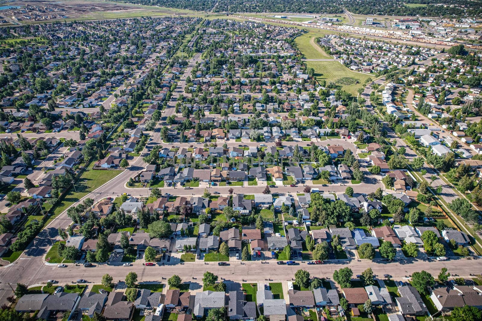 Erindale is a primarily residential neighborhood located in northeast Saskatoon, Saskatchewan, Canada. It is mostly made up of low-density single detached dwellings.