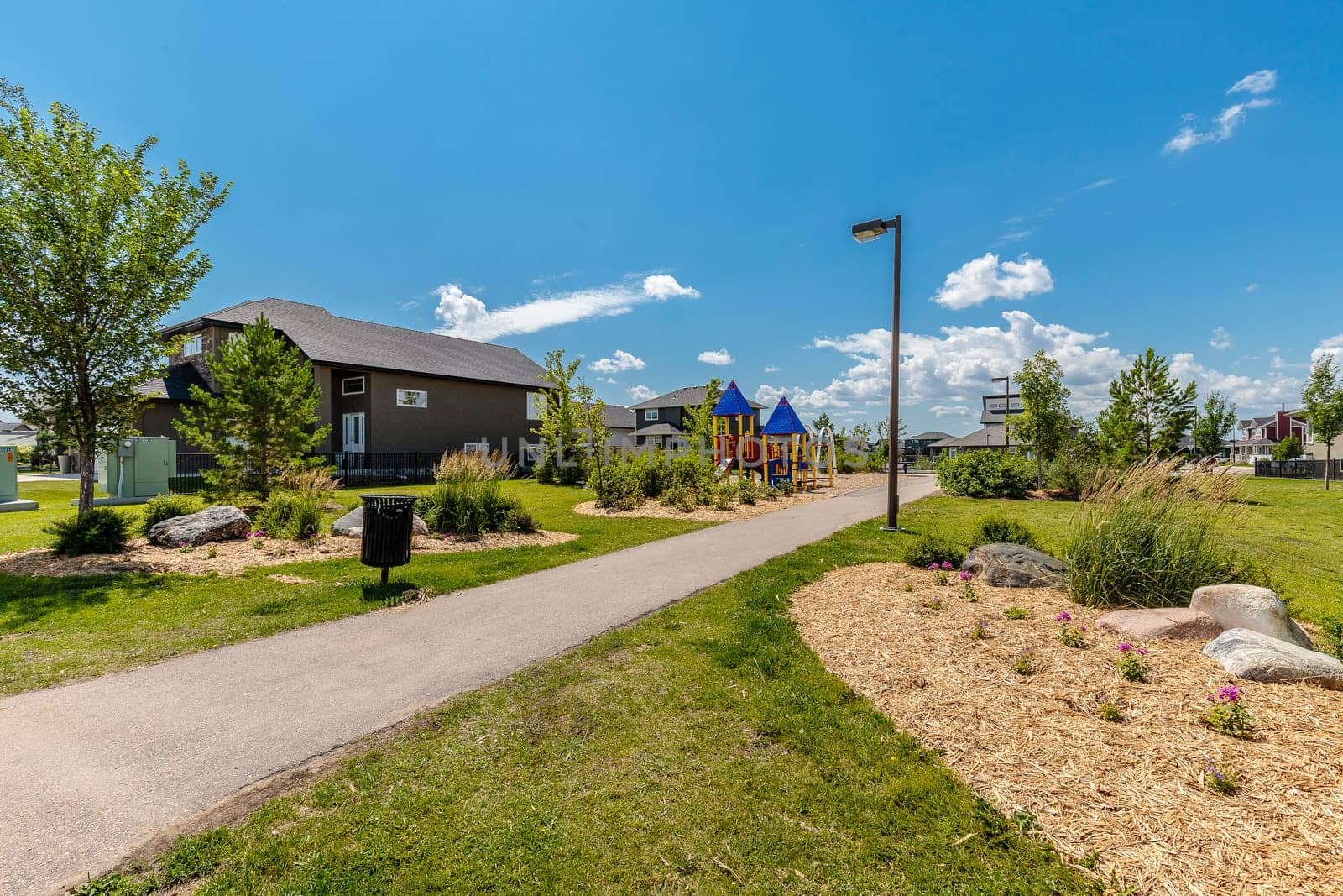 Kershaw Park is located in the Willowgrove neighborhood of Saskatoon.