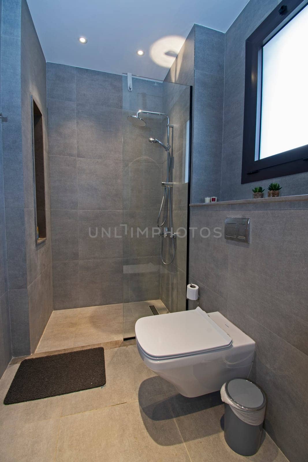 Interior design of bathroom in luxury apartment by paulvinten