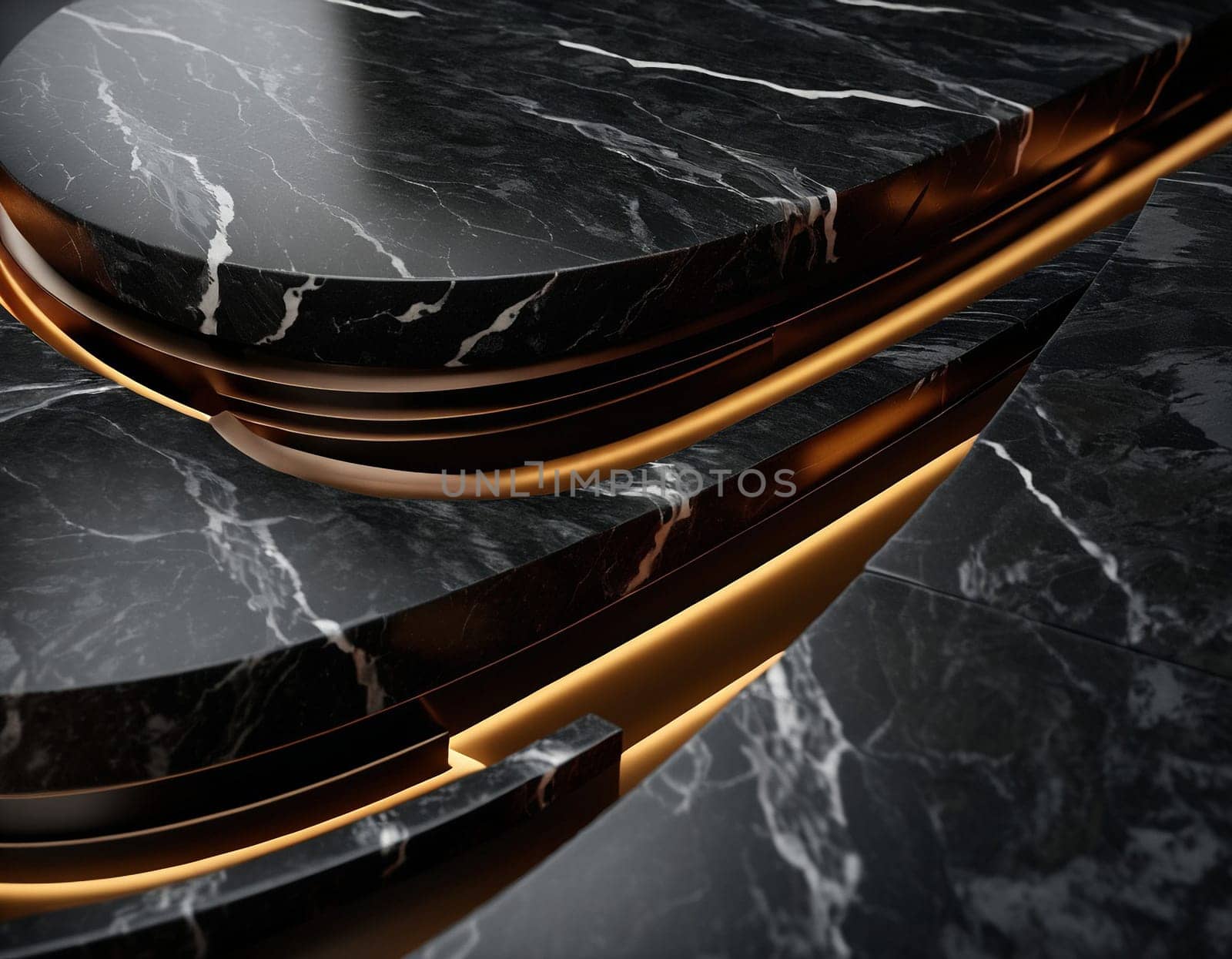 Professional background with expensive black mountain granite and marble. High quality illustration