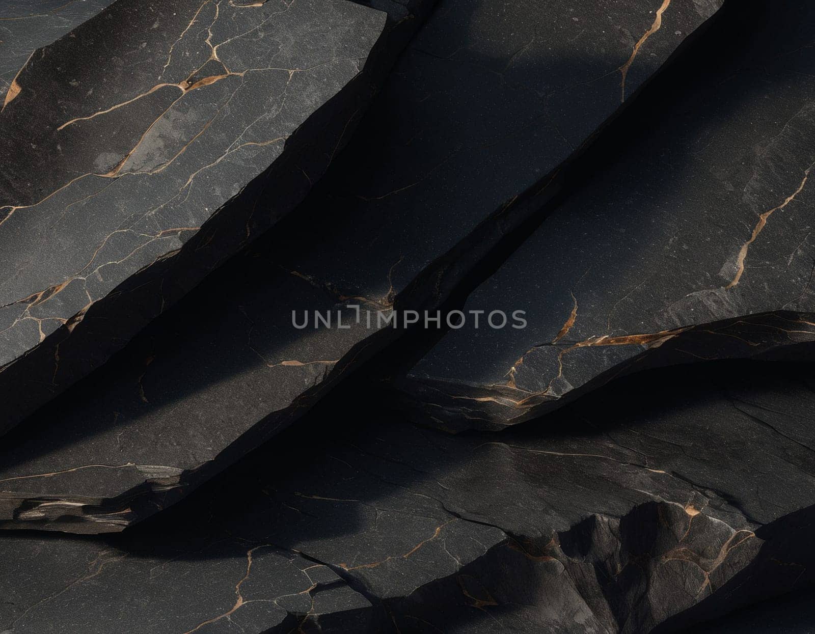 Professional background with expensive black mountain granite and marble. by NeuroSky