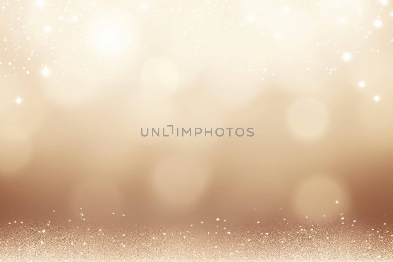 Abstract Christmas background with empty space. Glitter, bokeh lights. Copy space for your text. Merry Xmas, Happy New Year. Festive backdrop. Generative AI. by creativebird