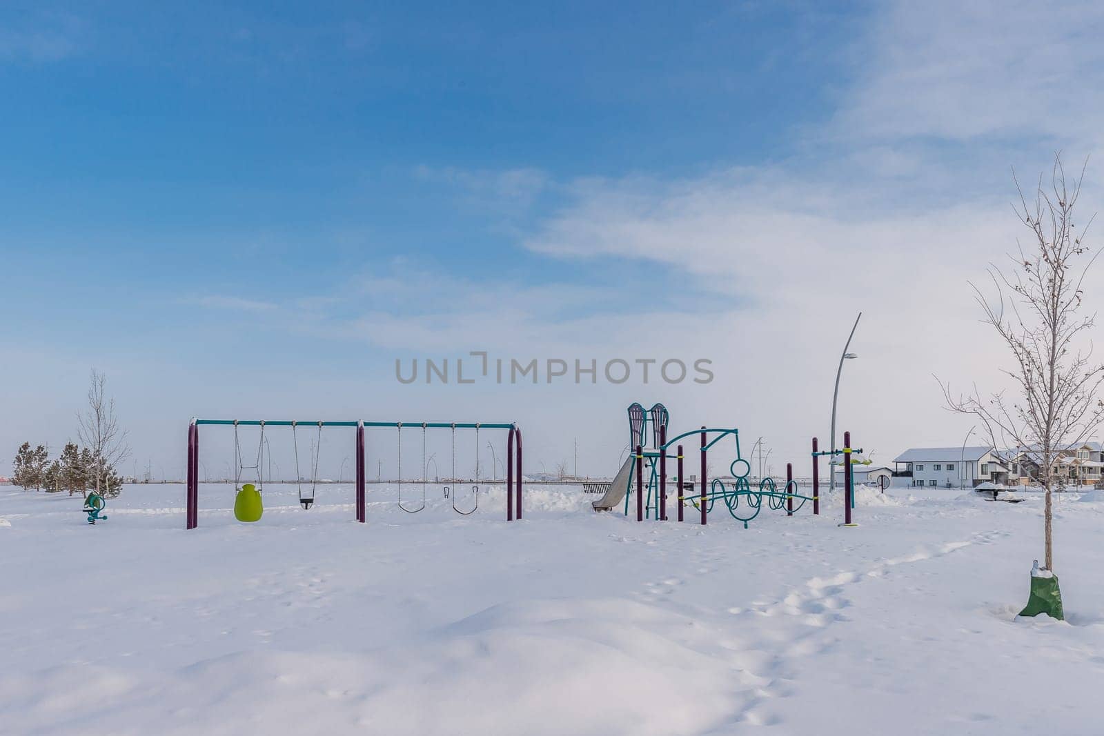 Richards Park is located in the Evergreen neighborhood of Saskatoon.