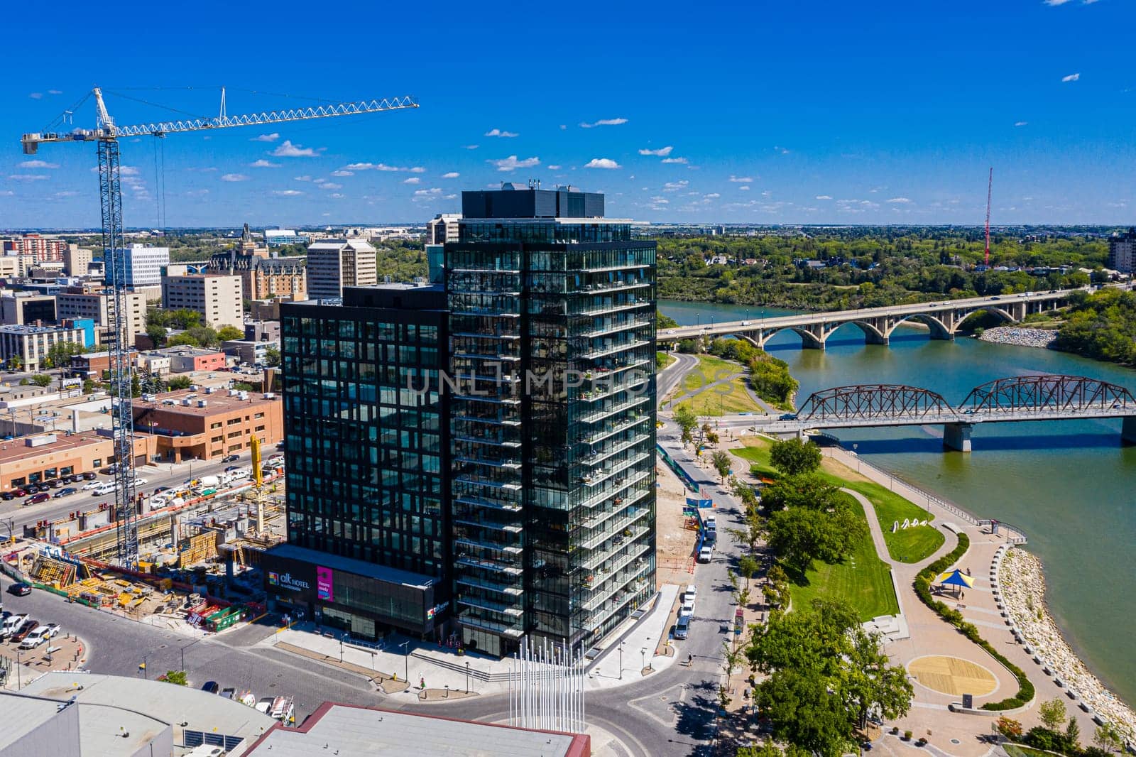 River Landing in Saskatoon, Canada by sprokop