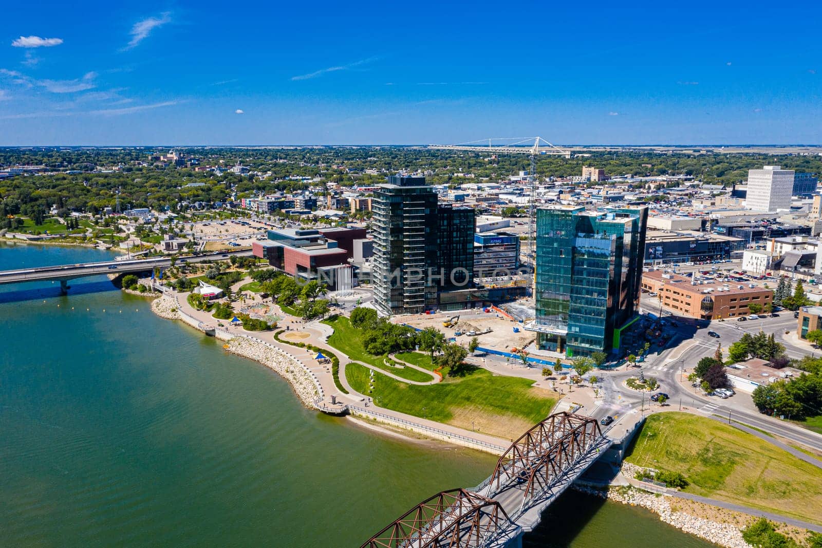 River Landing in Saskatoon, Canada by sprokop