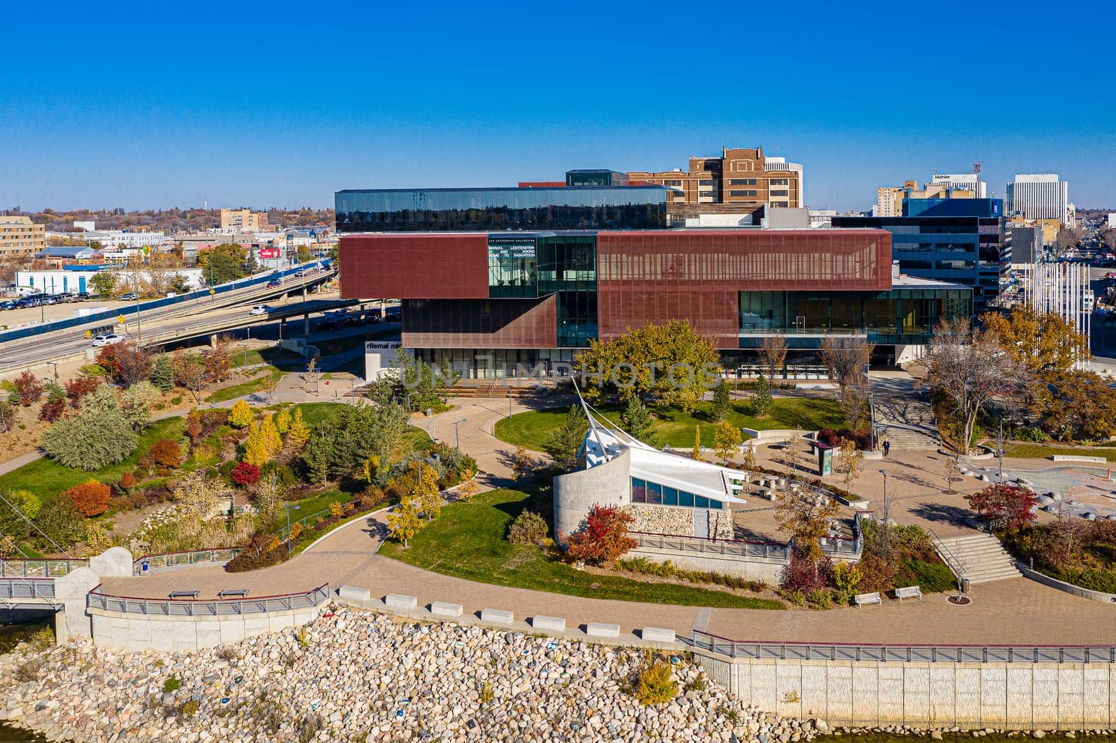 River Landing is located in the South downtown neighborhood of Saskatoon along the river.