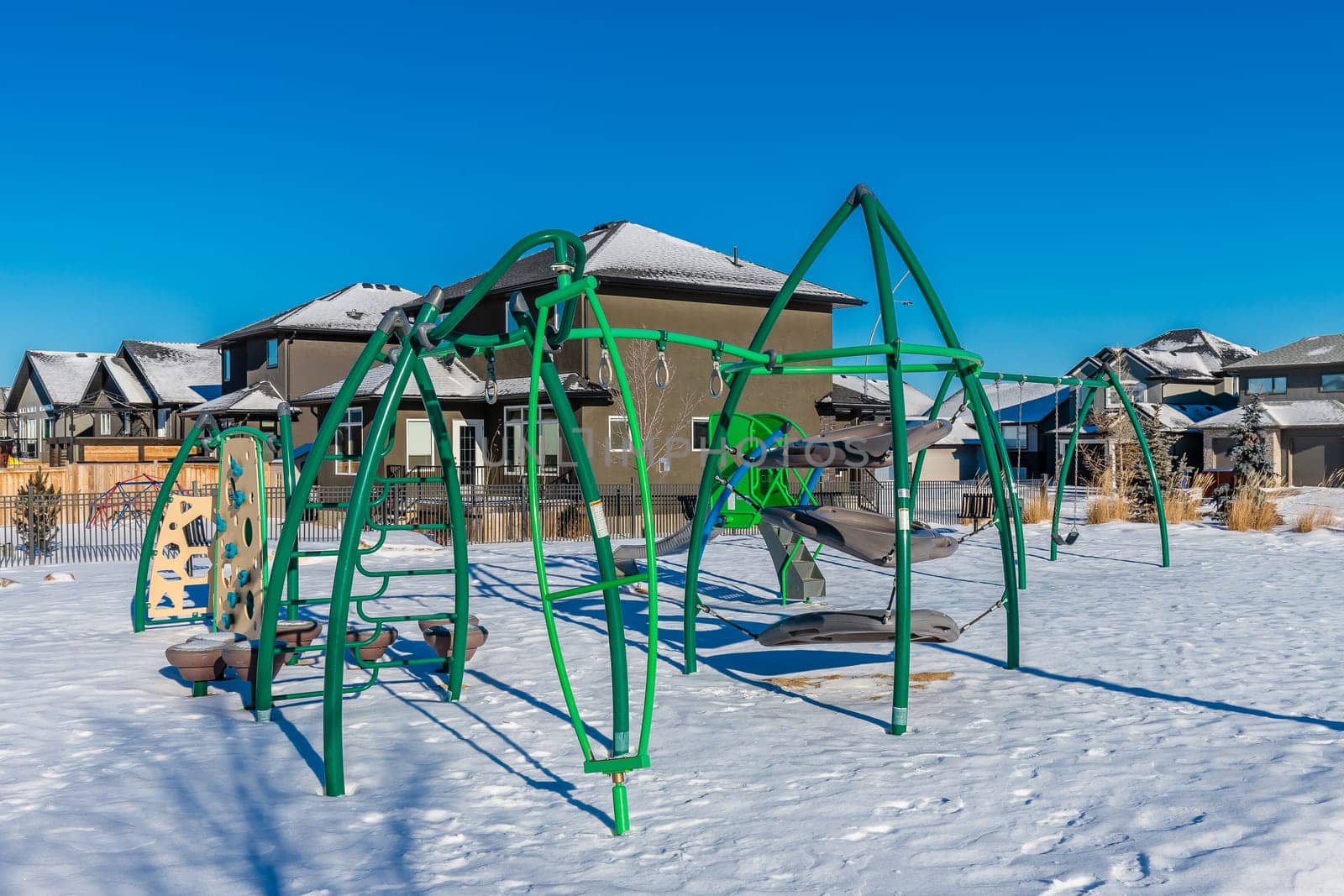 Jill Postelthwaite Park is located in the Evergreen neighborhood of Saskatoon.