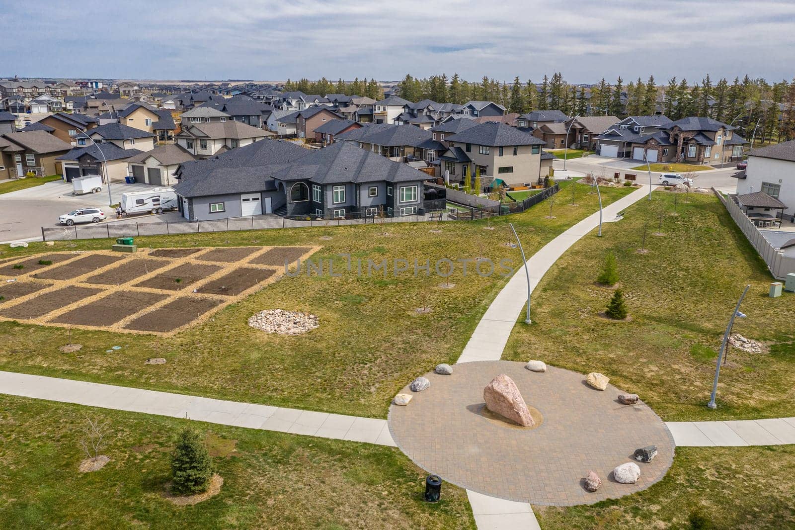 Prebble Park is located in the Evergreen neighborhood of Saskatoon.